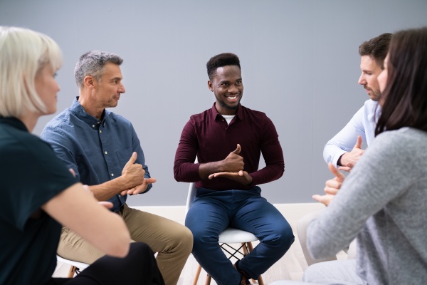 Geh Rlose Lernen Geb Rdensprache Lizenzfreies Foto