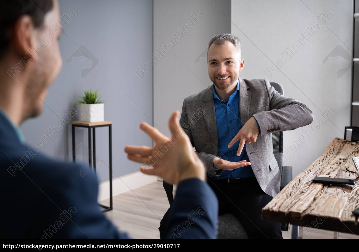 Geb Rdensprache F R Geh Rlose Lernen Stockfoto