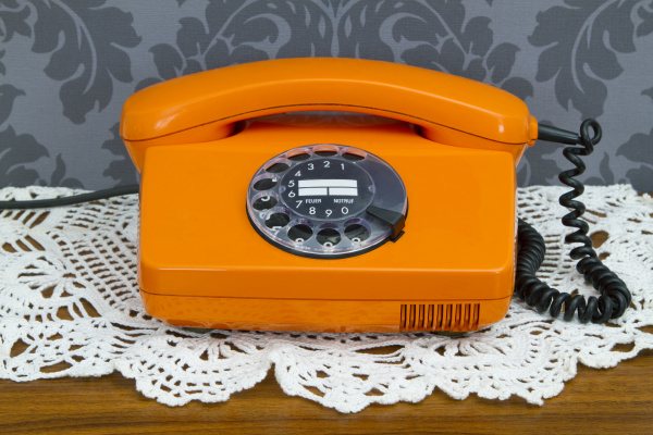 retro telefonapparat