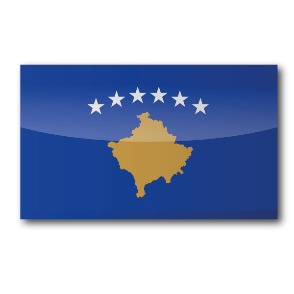 flagge kosovo