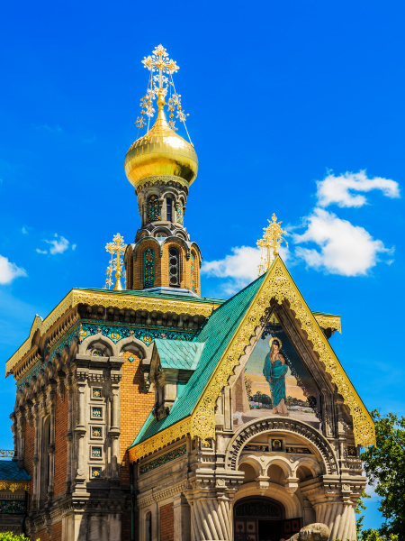 russische kapelle in darmstadt mathildenhoehe