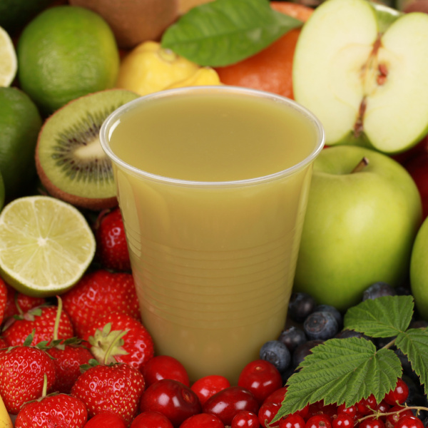 Saft aus Äpfeln Kiwi und Zitrone - Stock Photo #9589250 | Bildagentur ...