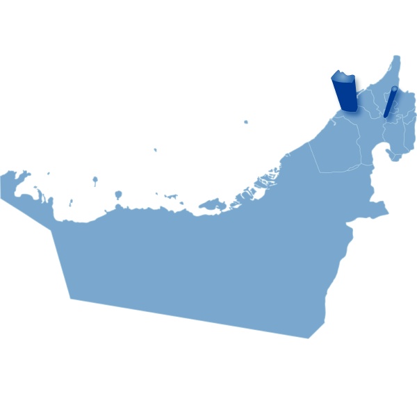 karte von vereinigte arabische emirate wo