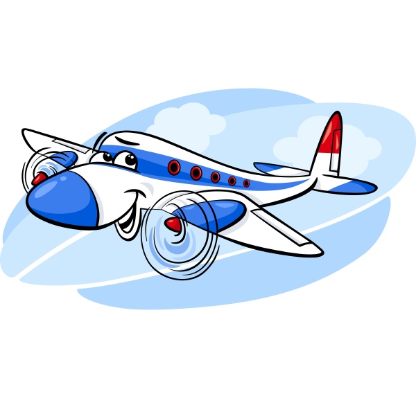 flugzeug cartoon abbildung