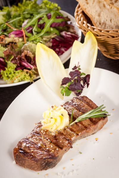 Saftig Gegrillte Rinderfilet Steak Mit Hausgemachter Lizenzfreies