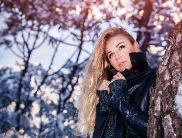 mode frau portraet