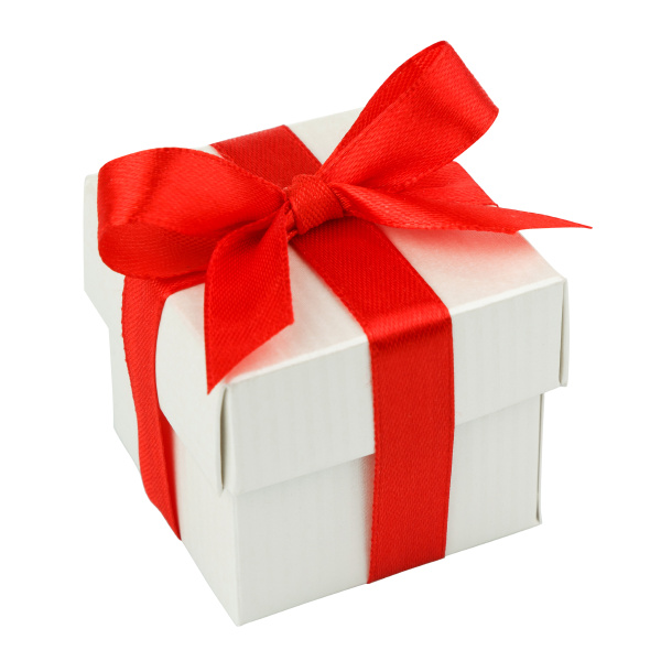 Weiße Geschenkbox Mit Rotem Band Lizenzfreies Bild 16186805 Bildagentur Panthermedia 0610