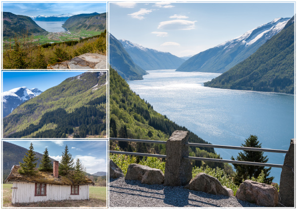 szenische landschaften der norwegischen fjorde