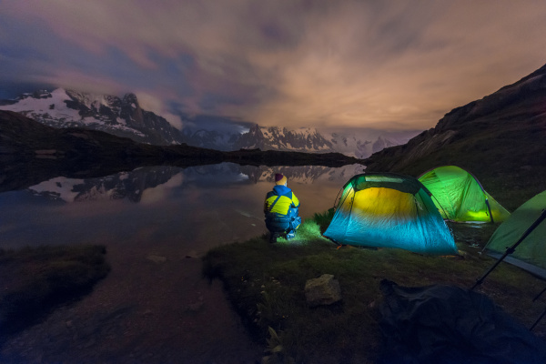 frankreich mont blanc cheserys see backpacker