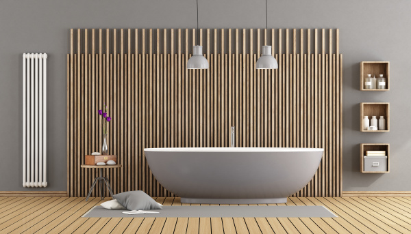 Modernes Badezimmer Mit Badewanne, Japanese Wooden Bathtub Nz