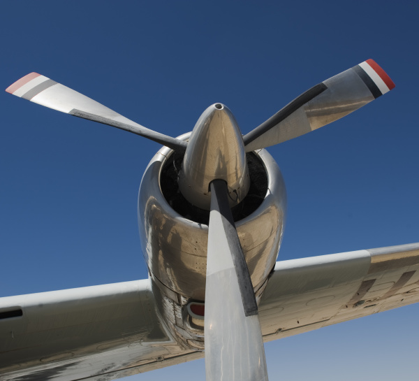 propeller von constellation flugzeug
