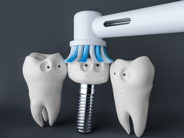 tooth human cartoon implant 3d