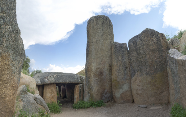 dolmen von lacara grabkammer spanien