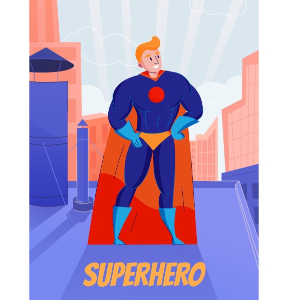 superhelden retro comic figur die in