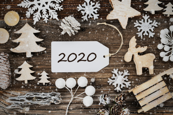 etikett rahmen der weihnachtsdekoration text 2020