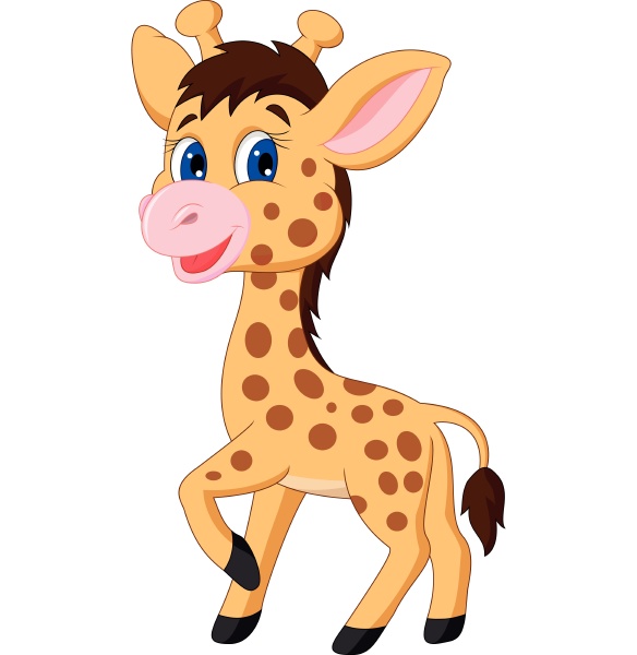 suesse baby giraffe cartoon