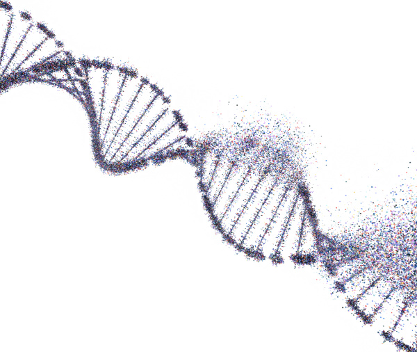 genetische stoerung dna molekuelstruktur