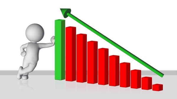 business growth bar graph mit rising