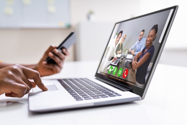 online video konferenz work call