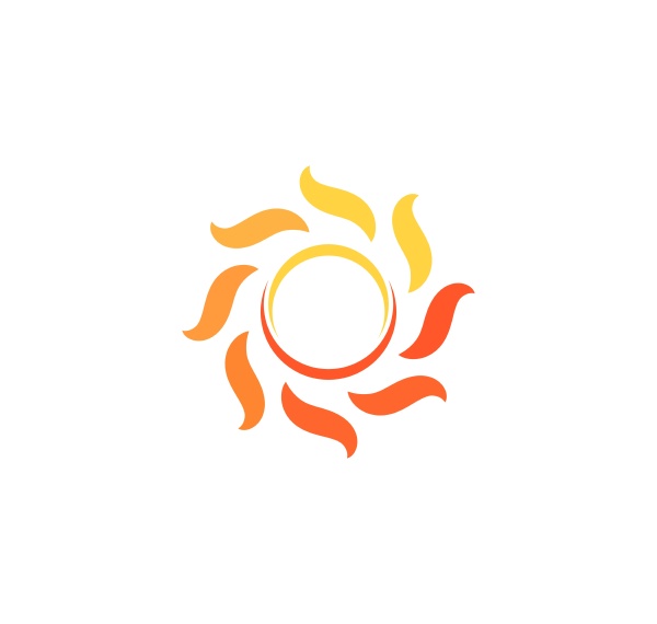 sun ilustration logo vektor symbol