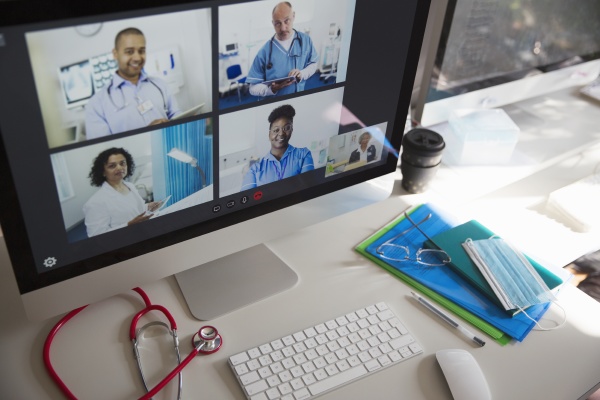videokonferenzen fuer AErzte und krankenschwestern auf