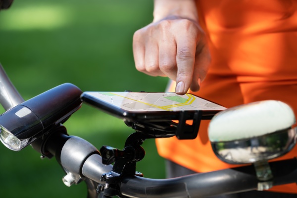 fahrrad gps navigator app mit karte