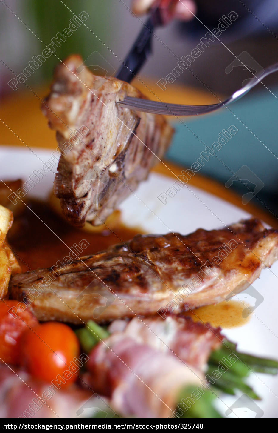 Fleisch Essen Lizenzfreies Foto Bildagentur Panthermedia