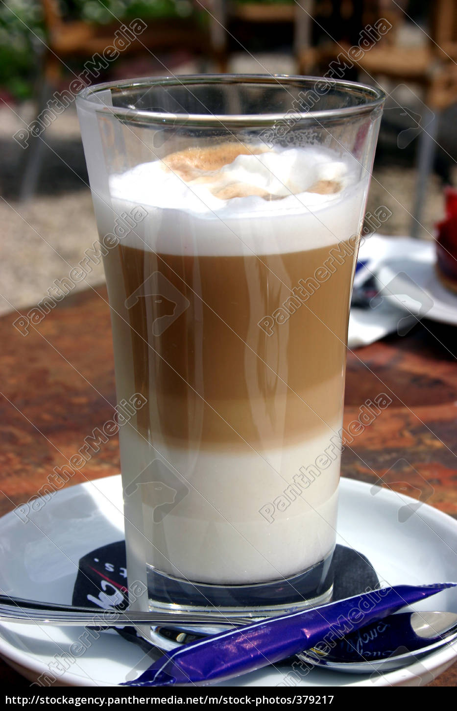 Latte Macchiato Lizenzfreies Bild Bildagentur Panthermedia