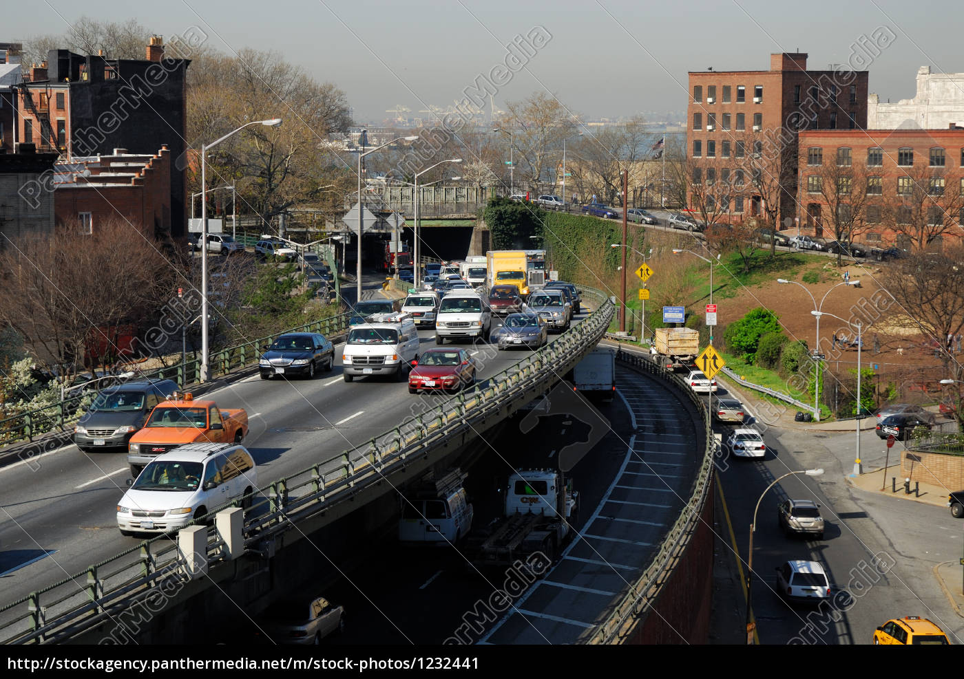 Verkehr In New York City Lizenzfreies Bild Bildagentur Panthermedia