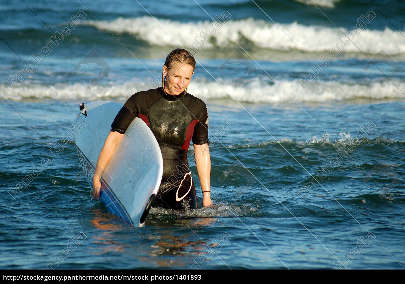 Surferin Lizenzfreies Bild Bildagentur Panthermedia