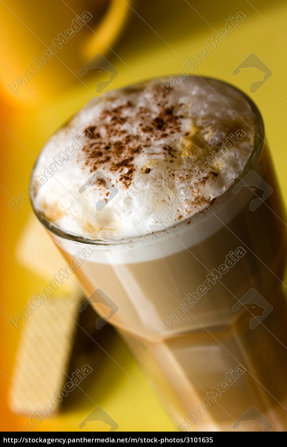 Latte Macchiato Lizenzfreies Bild Bildagentur Panthermedia