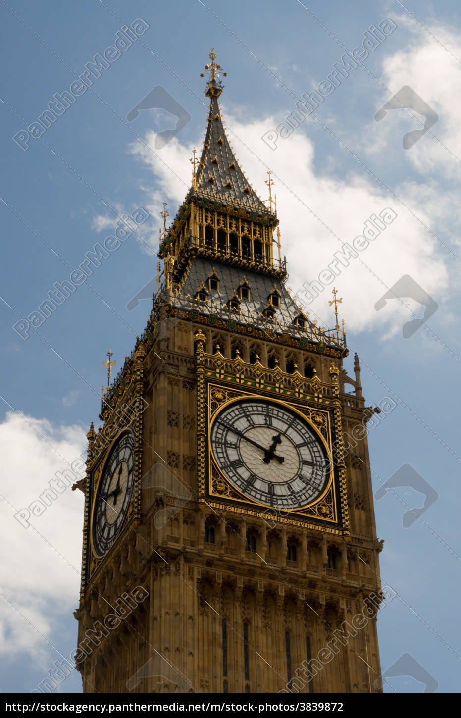 Big Ben Turm Uhr London Wahrzeichen Lizenzfreies Foto Bildagentur Panthermedia