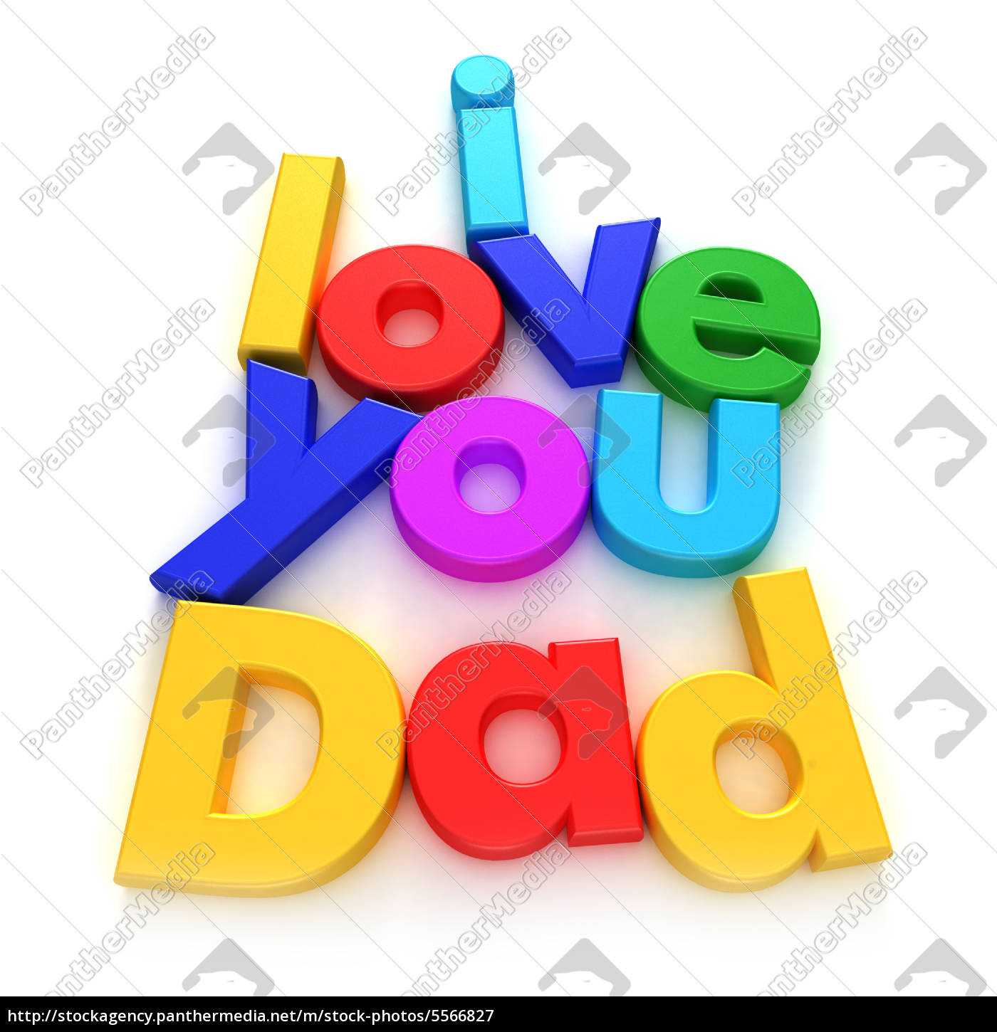 Ich liebe dich Papa Stockfoto 5566827 Bildagentur PantherMedia