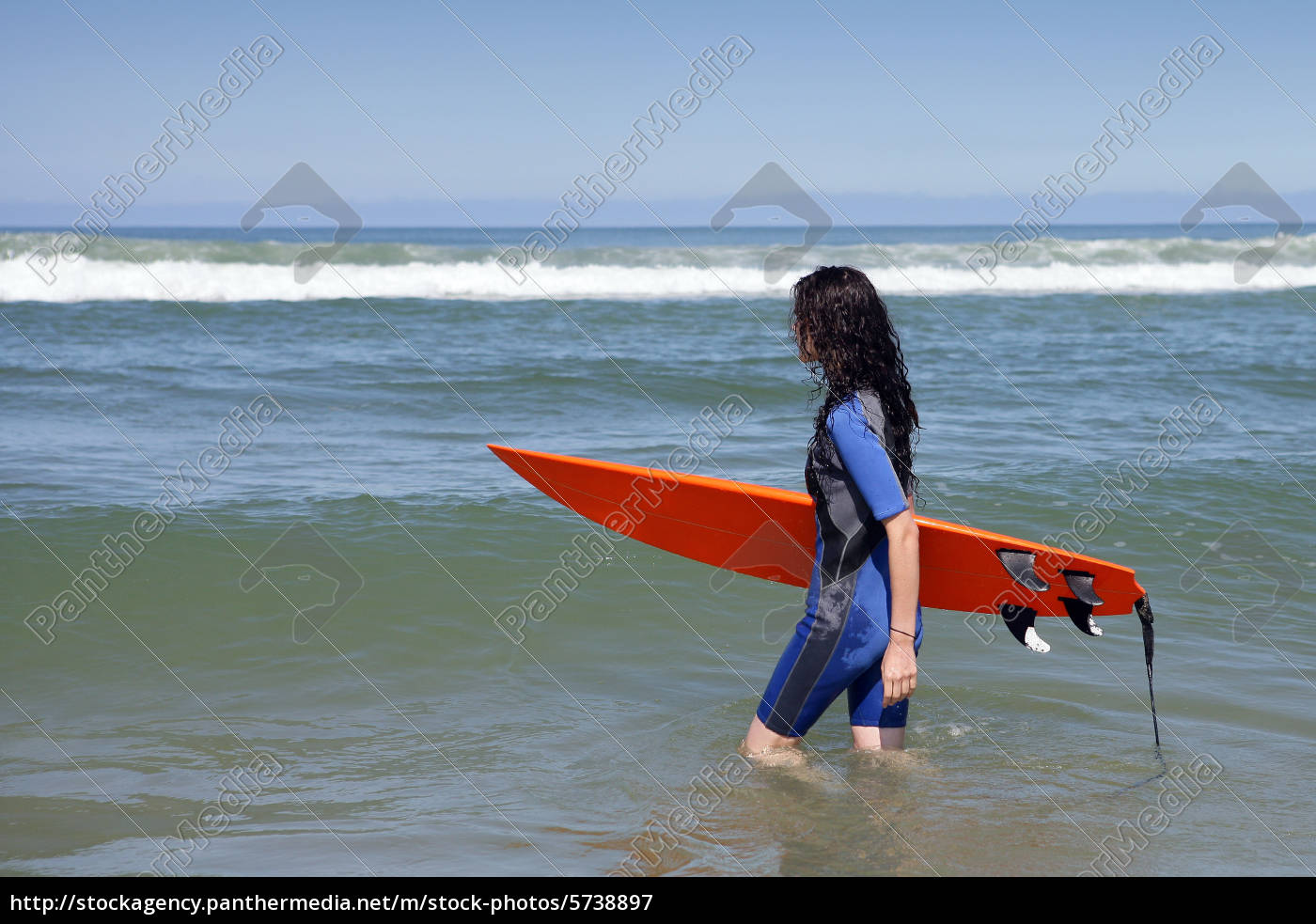 Surferin Lizenzfreies Bild Bildagentur Panthermedia