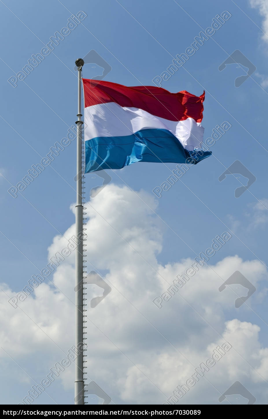 Luxemburg Flagge Stockfoto 7030089 Bildagentur Panthermedia