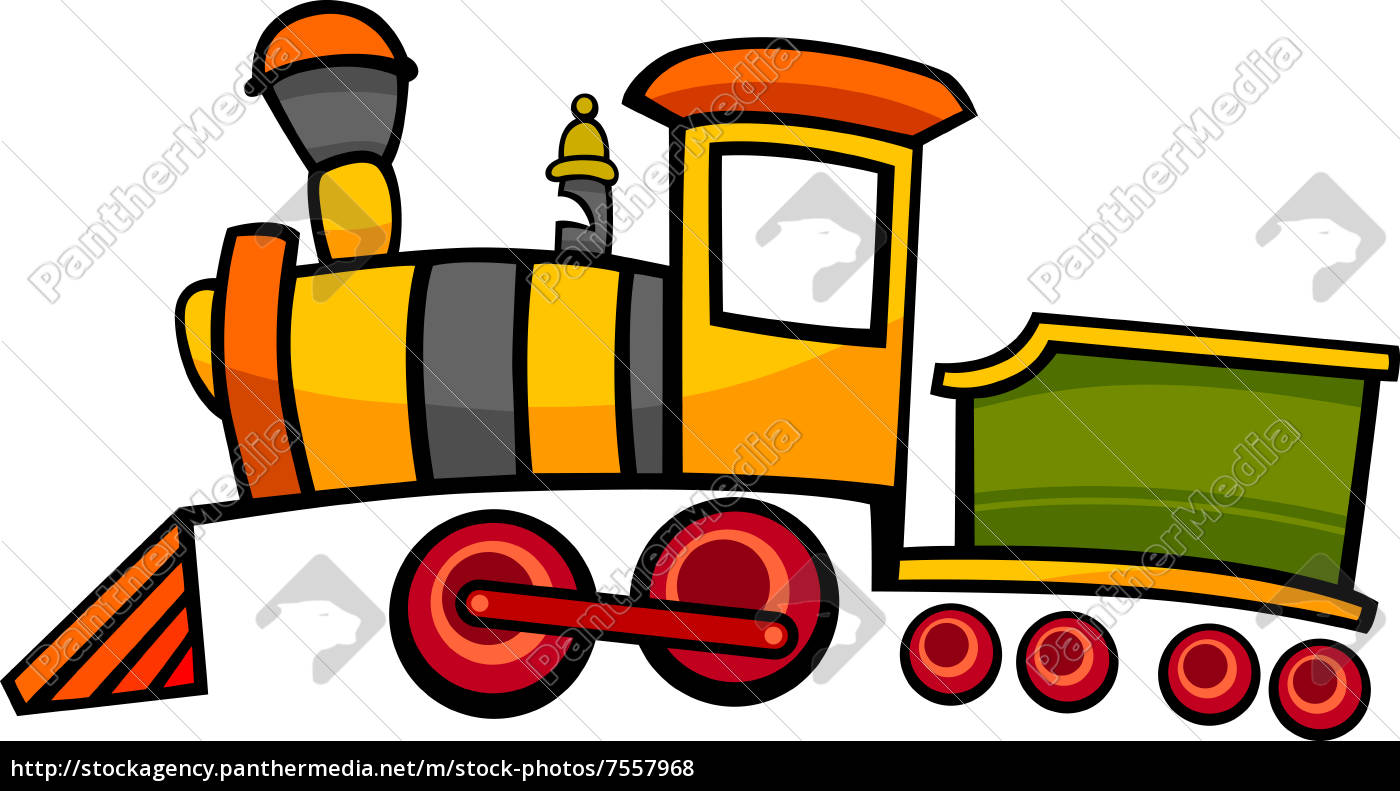 cartoon zug oder einer lokomotive - Lizenzfreies Bild #7557968 |  Bildagentur PantherMedia