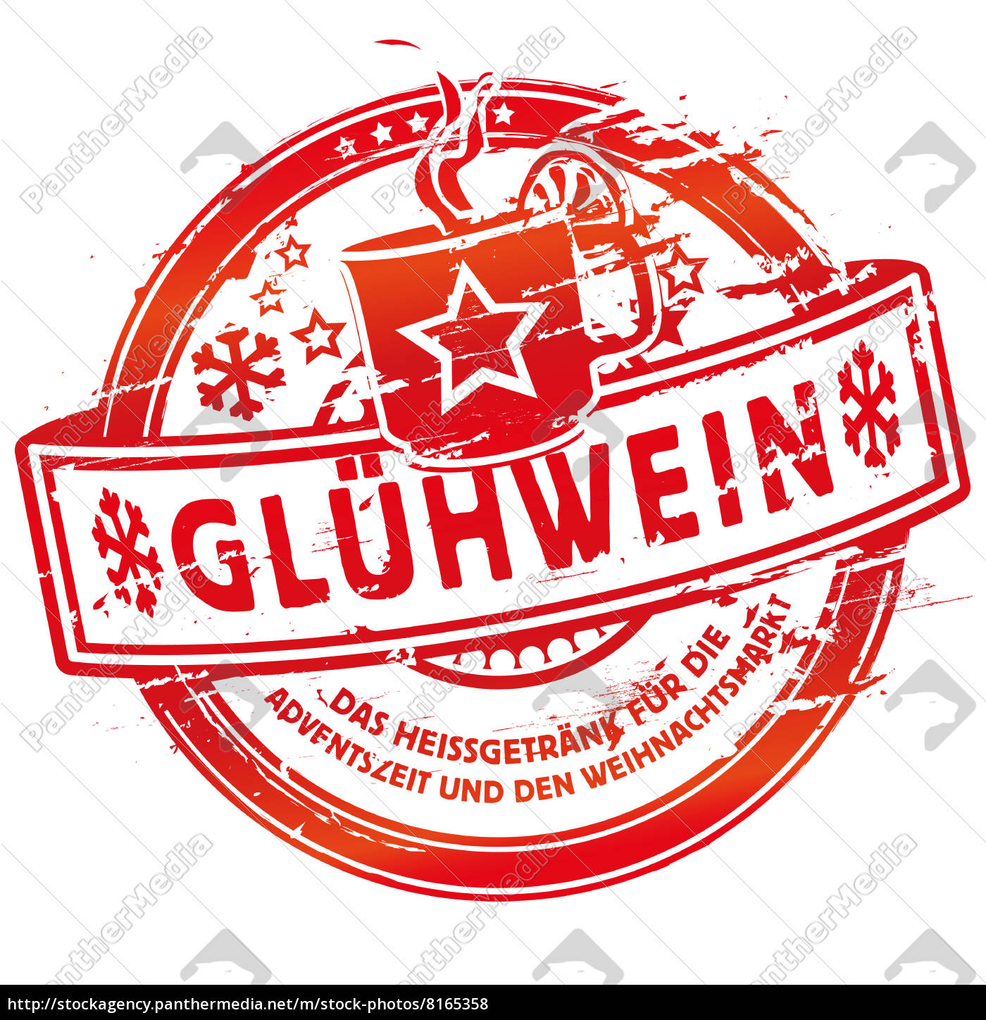 Stempel Gluhwein Stockfoto Bildagentur Panthermedia