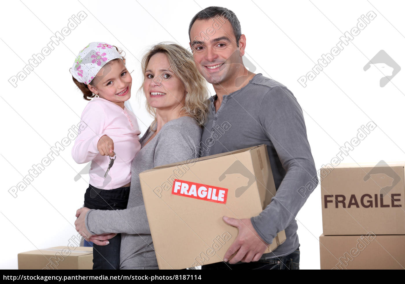 junge familie umzug Stockfoto 8187114 Bildagentur PantherMedia
