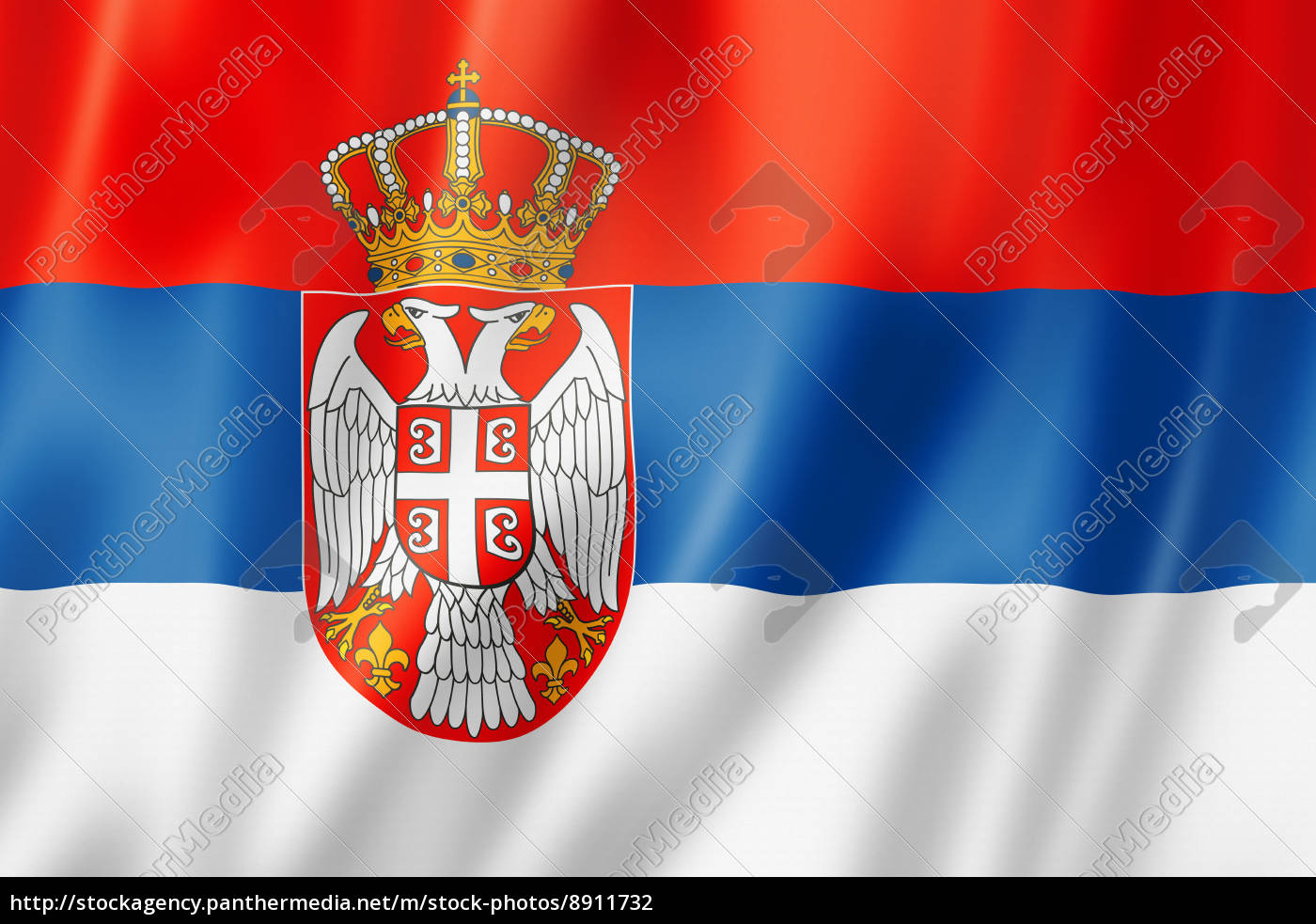 serbische flagge