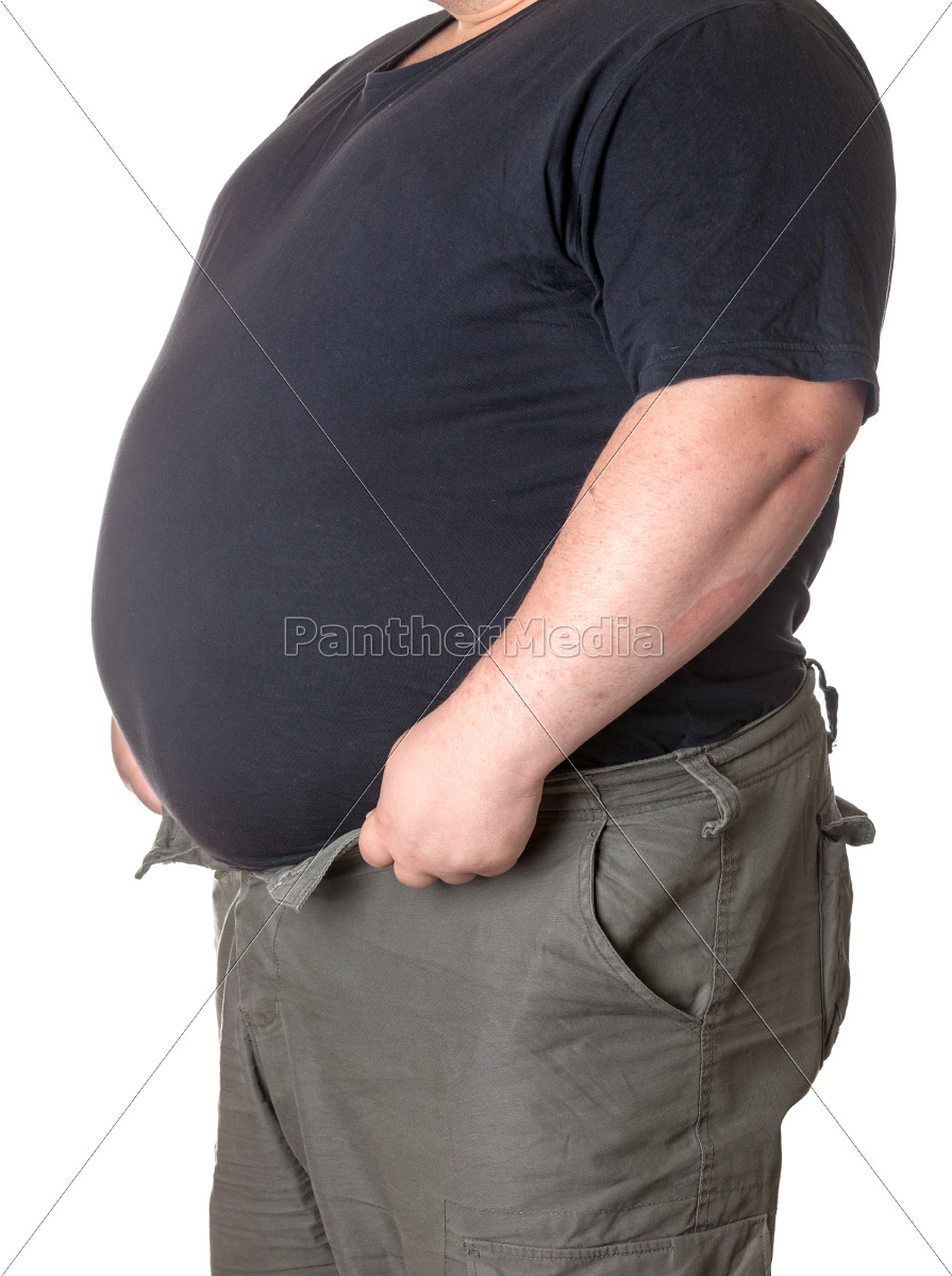 Bauch wird immer dicker mann
