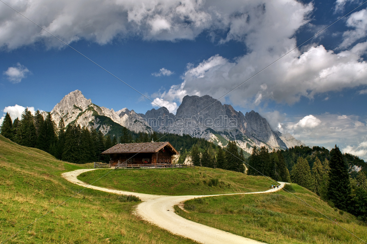 Natur Himmel Landschaft Berge Berg Gebirge Alpen Bayern - Lizenzfreies ...