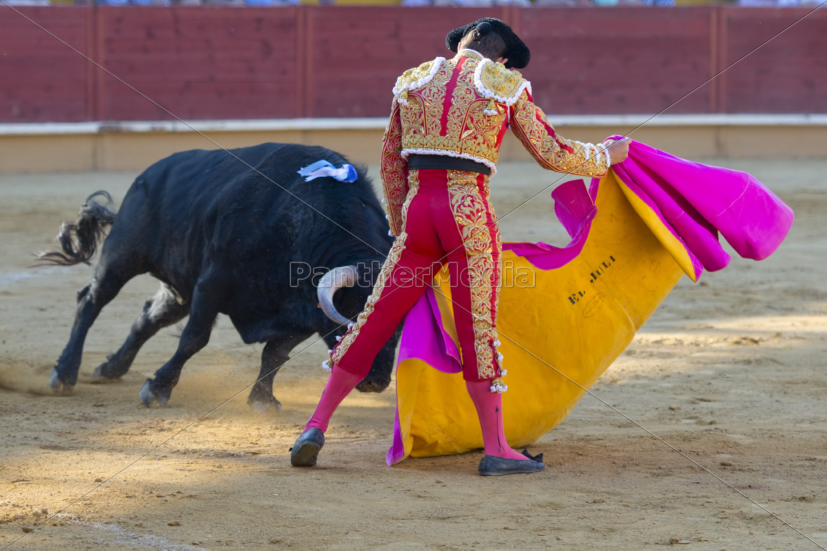 Stierkampf In Spanien Stockfoto 9655302 Bildagentur Panthermedia 7505