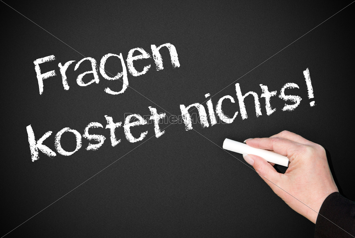 Fragen kostet nichts - Stock Photo - #9669194 - Bildagentur PantherMedia