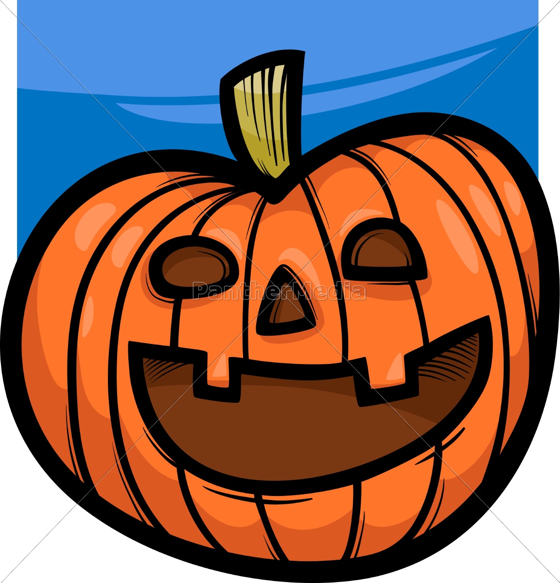 halloween kürbis cartoon illustration - Lizenzfreies Foto - #9977480 ...