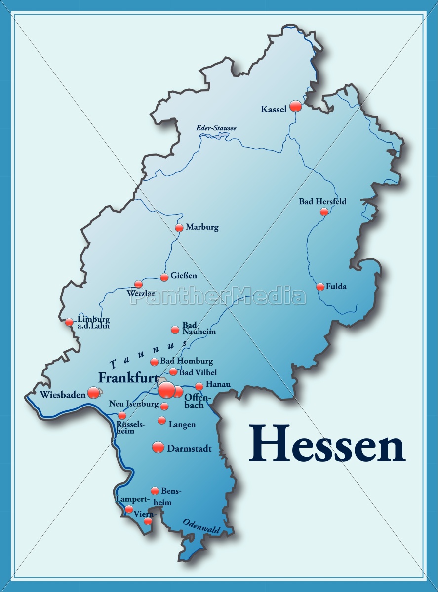 Karte Von Hessen | Karte