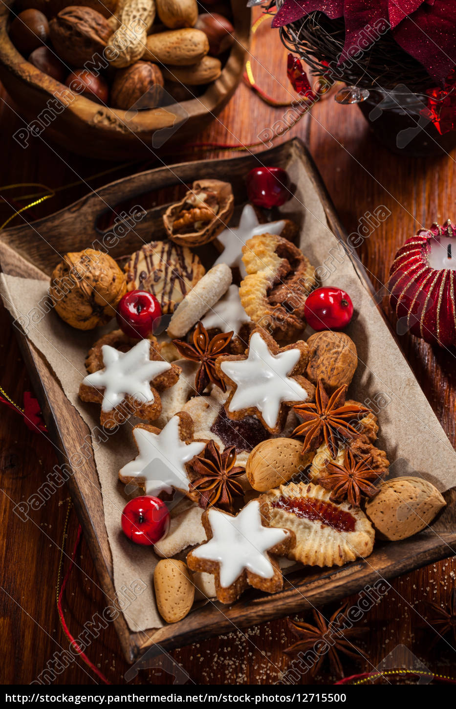 Hausgemachte Lebkuchen Und Kekse Zu Weihnachten Lizenzfreies Foto Bildagentur Panthermedia