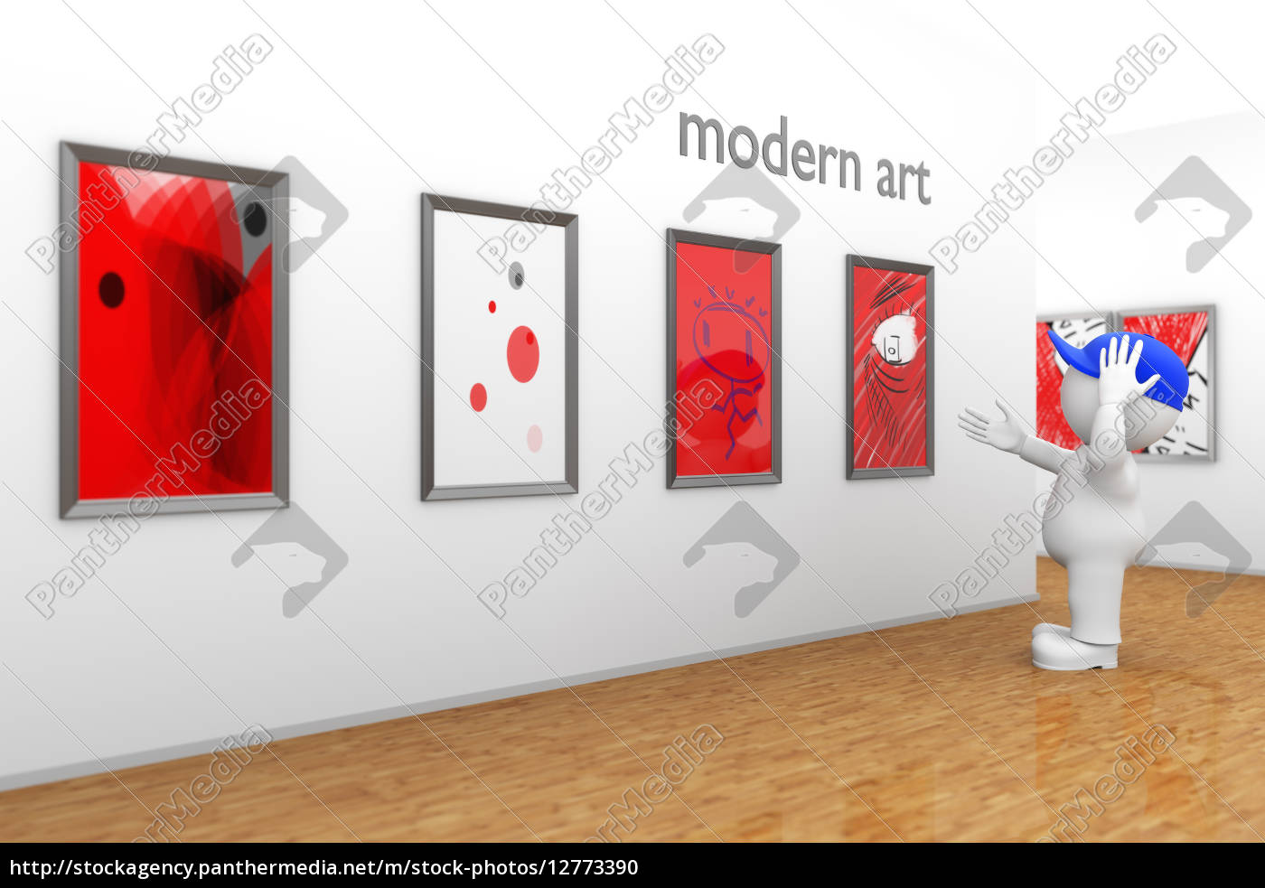 ausstellung moderne kunst - Stock Photo - #12773390 | Bildagentur ...