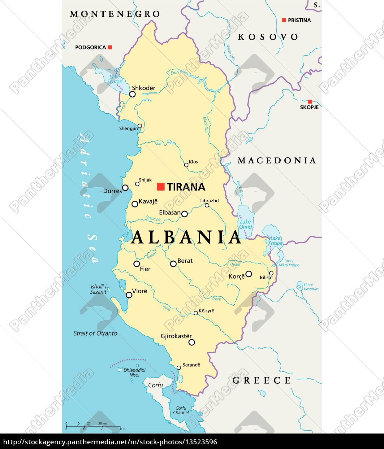 18+ Albanien Karte PNG