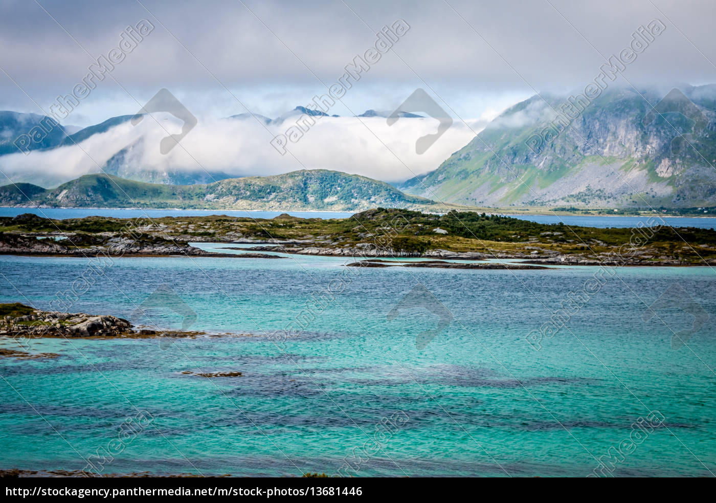Schone Landschaft Von Norwegen Skandinavien Stockfoto 13681446 Bildagentur Panthermedia