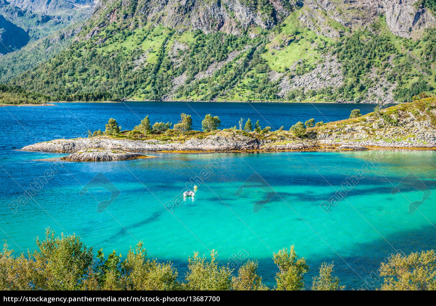 Schone Landschaft Von Norwegen Skandinavien Lizenzfreies Foto Bildagentur Panthermedia